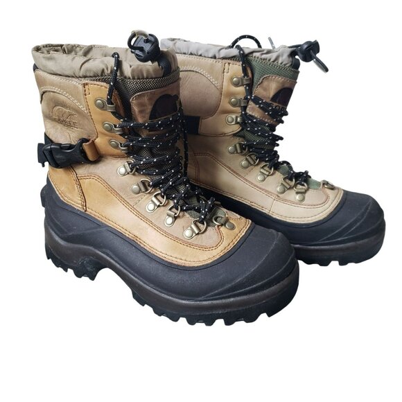 Sorel Boots Thinsulate Conquest Boots Mens US 8 FLAWS Faded - Picture 1 of 11